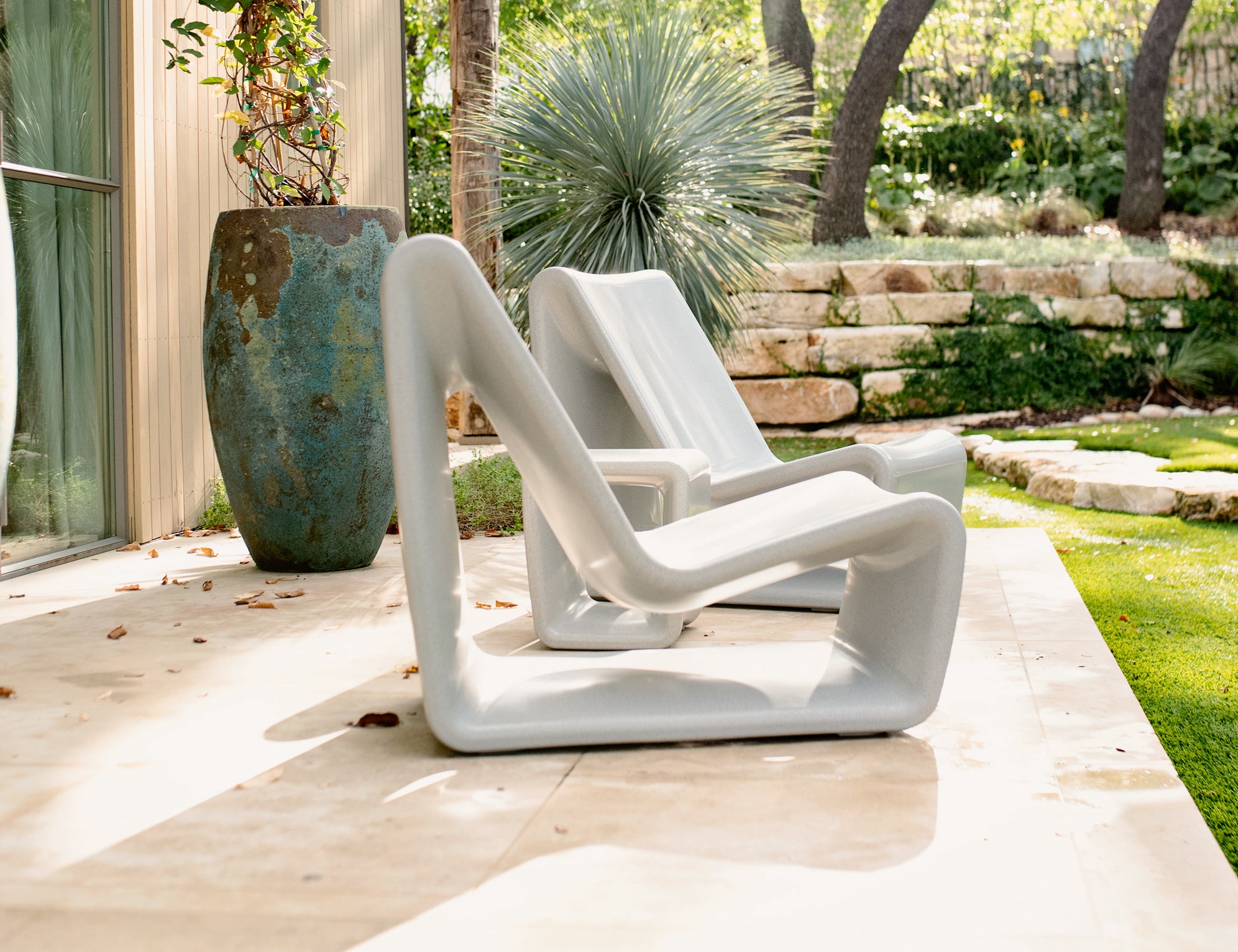 Loop Modern Outdoor Lounge Chair Tupelo Goods