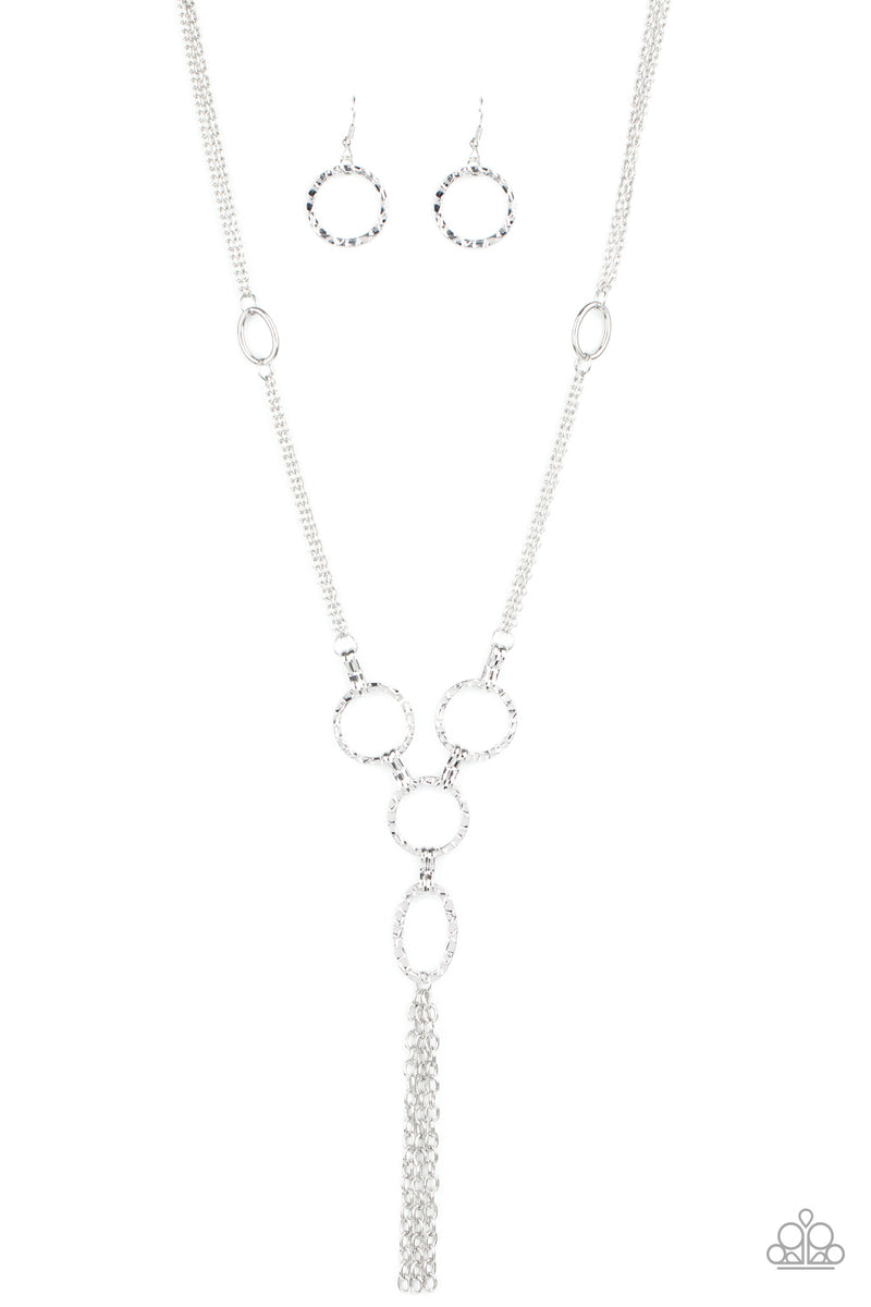 Paparazzi Metro Mechanics Silver Necklace Set – Kelly's Treasure Trove