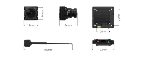 Walksnail Avatar HD Pro Kit Dimensions