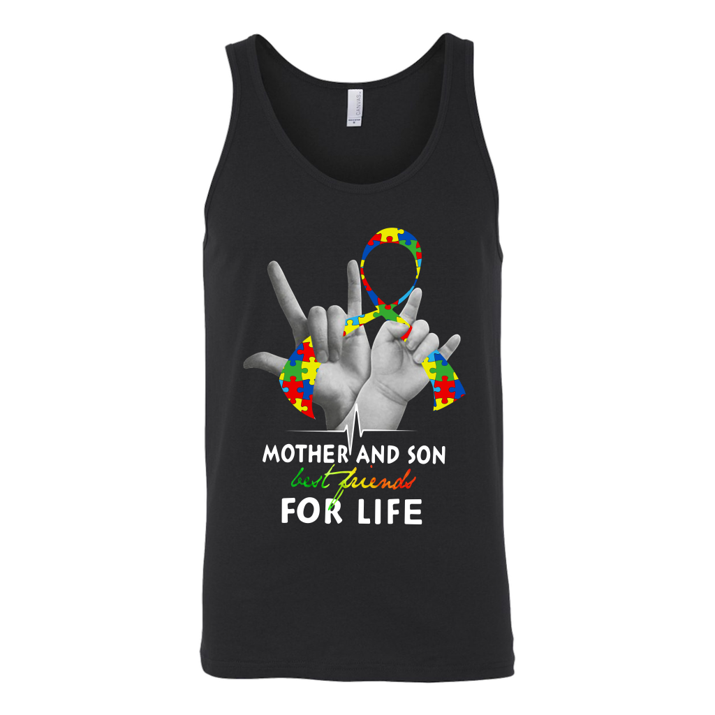 Mother and Son Best Friends for Life Shirts, Autism Shirts - Dashing Tee