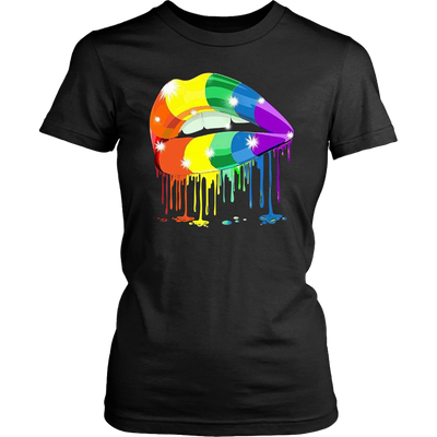 Lips Pride, Rainbow Shirt, LGBT Shirt - Dashing Tee