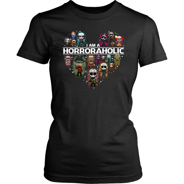 I am a Horror Aholic Shirt, Horror Movie Shirt - Dashing Tee
