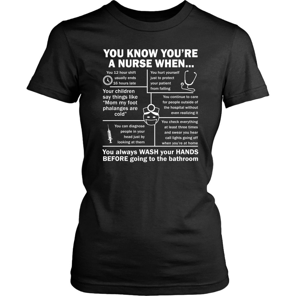 You Know You're A Nurse When Shirt, Nurse Shirt - Dashing Tee