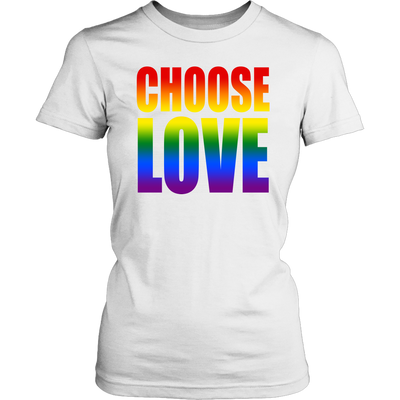 Choose Love Shirt, Gay Pride Shirt, LGBT Shirt - Dashing Tee