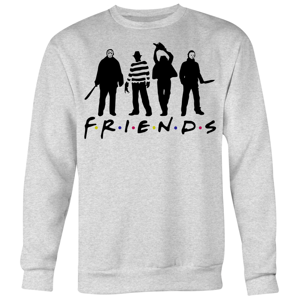 Friends Horror Movies Halloween Shirt, Horror Friends Squads Shirt ...