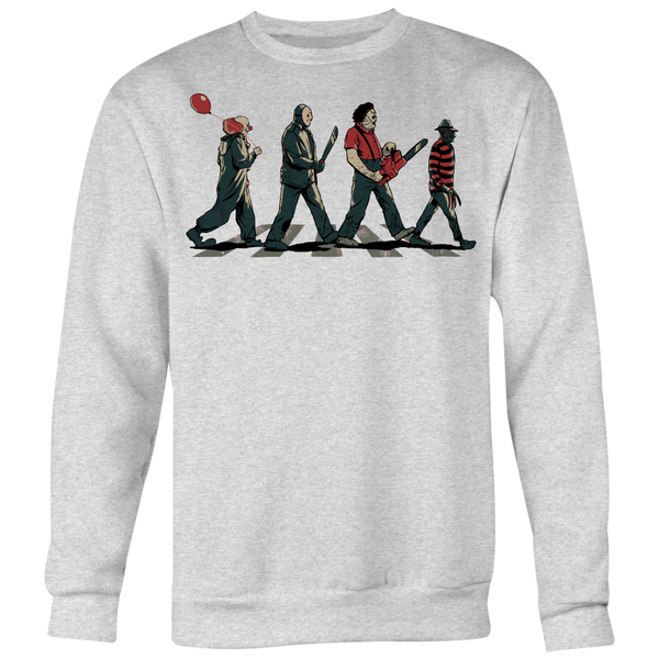 Abbey Road Serial Killer Shirt, Horror Movie Shirt - Dashing Tee