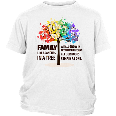 Family-Like-Branches-In-A-Tree-Shirt-autism-shirts-autism-awareness-autism-shirt-for-mom-autism-shirt-teacher-autism-mom-autism-gifts-autism-awareness-shirt- puzzle-pieces-autistic-autistic-children-autism-spectrum-clothing-women-men-unisex-youth-shirt