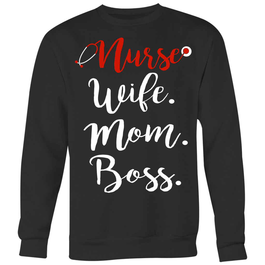 Download Nurse Wife Mom Boss Shirt, Nurse Shirt - Dashing Tee