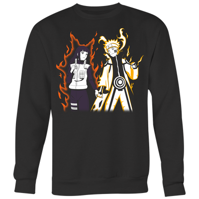 Naruto Hinata Shirt, Naruto Uzumaki Hinata Hyuga Couple Shirt - Dashing Tee