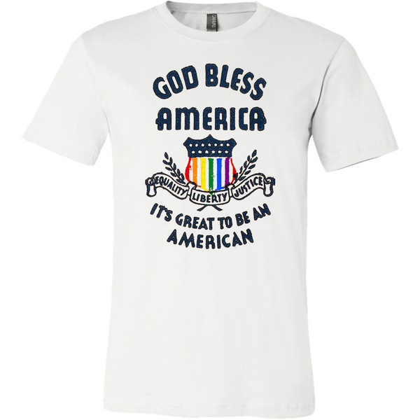 God Bless America Shirts, Gay Pride Shirts, LGBT Shirts - Dashing Tee