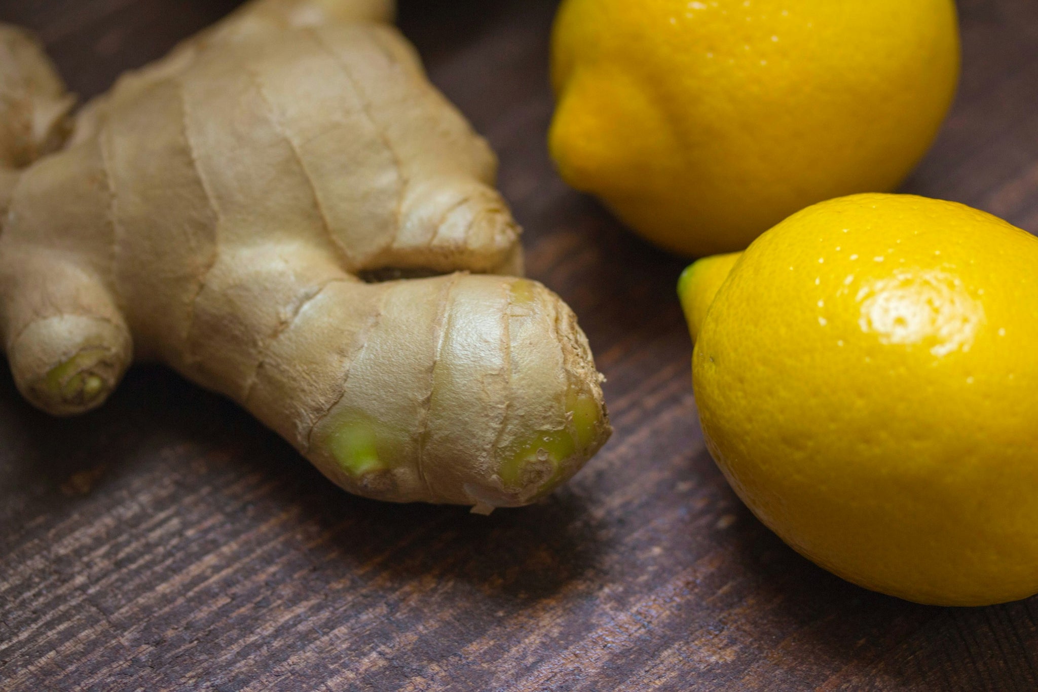 Lemons and ginger root