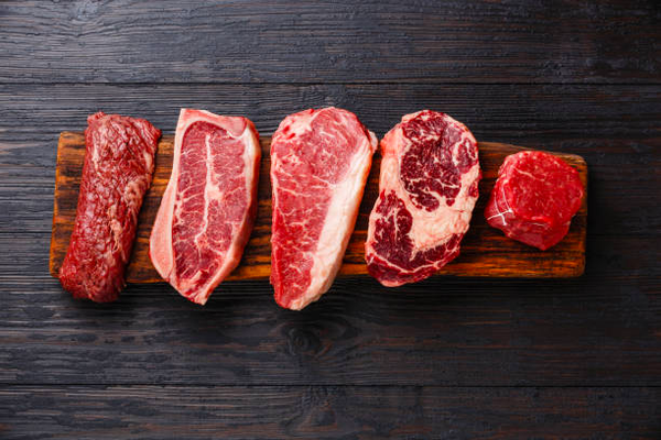 Cuts of red meat rich in Zinc