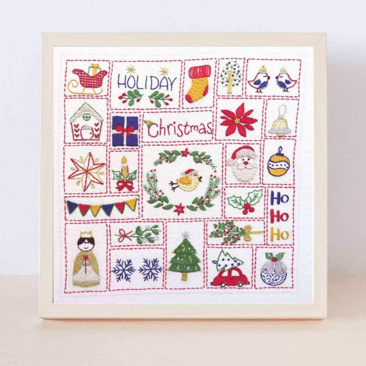  Amosfun 2 Sets Christmas Tree Cross Stitch Embroidery