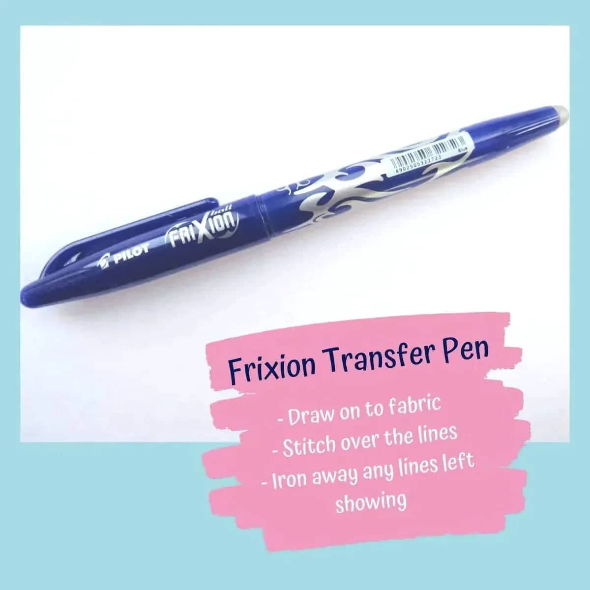 Frixion Pen, Hand Embroidery Transfer Pen – StitchDoodles