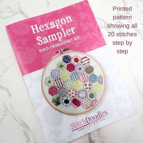 Stitch Sampler Complete Kit, learn Beginner Hand Embroidery – Little Dear  Shop