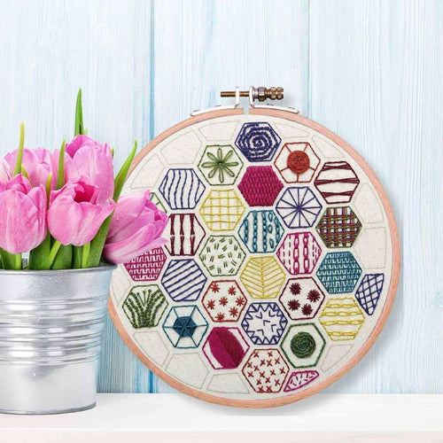 Learn to do hand embroidery and how to use embroidery hoops