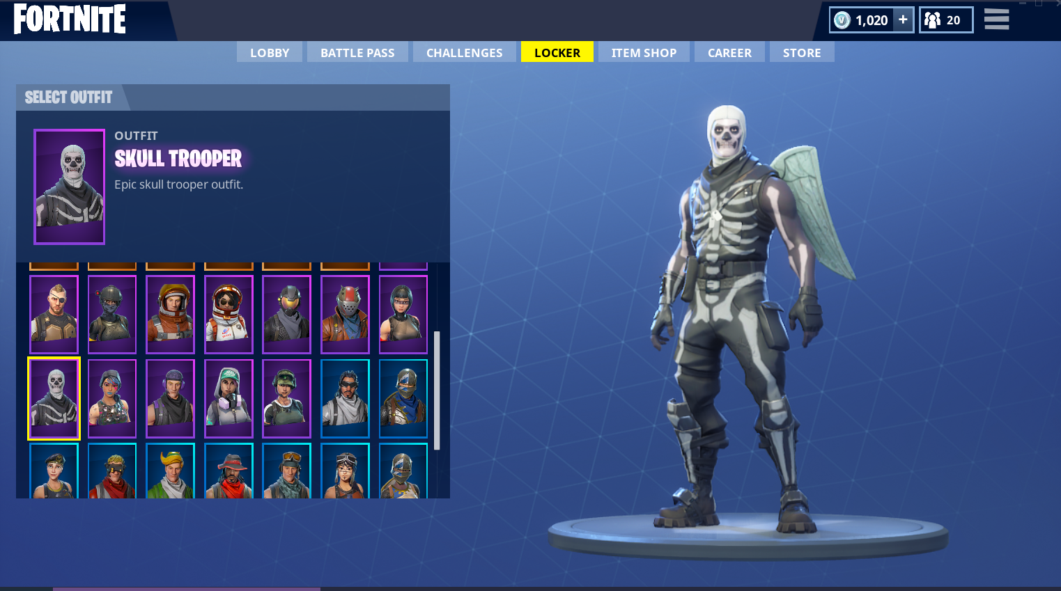random awesome skins fortnite account pc xbox ps4 15 25 skins region - free fortnite accounts email and password pc