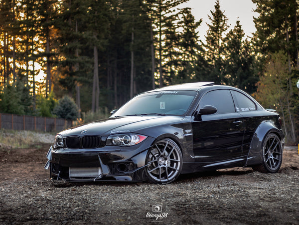 @artm_anan BMW 1 Series Featuring N5tuner Wide Body Front Fenders and Rear Flares. 