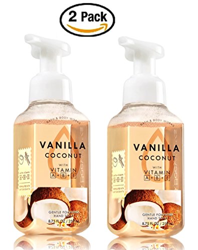 Bath Body Works Vanilla Coconut Hand Soap Vanilla Coconut Gentle Foaming Hand Soaps