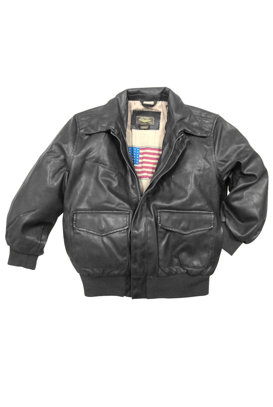 black rivet faux leather motorcycle jacket big boys