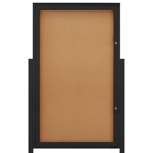 Standing Extreme WeatherPlus Extra Large Outdoor Enclosed Bulletin ...
