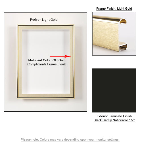 SwingFrame Metal Display 1-Inch Deep Shadow Box Frame 10+ Sizes ...