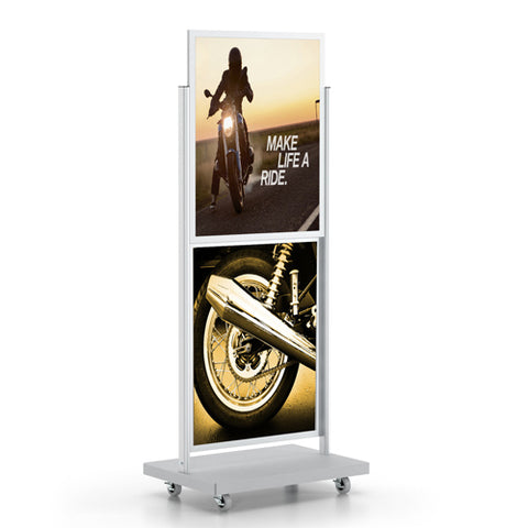 Pedestal Enclosed Outdoor Display Cases 8.5x11, 11x17, 18x24, 22x28 –  SwingFrames4Sale