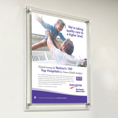 Wall Mounted Sign Holders - Residential and Commercial Use