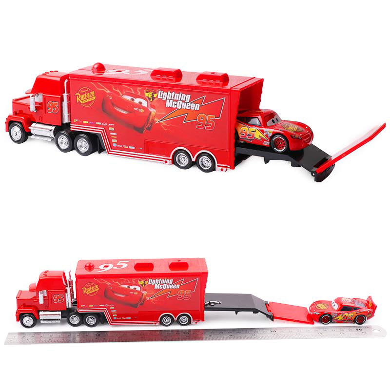 lightning mcqueen truck trailer