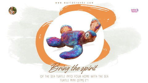 Bring the spirit of the sea turtle into your home with the Sea Turtle Mini (STM) 2”!🐢🌊