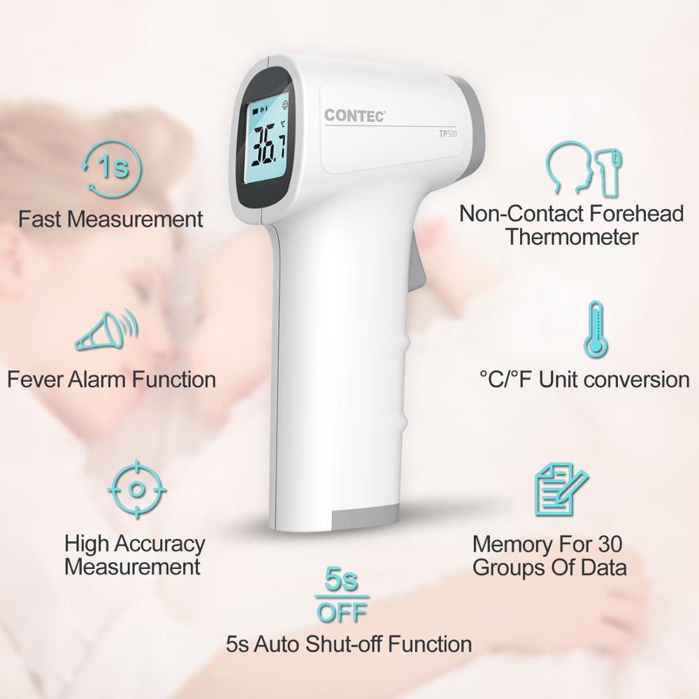 Only US address Digital Infrared Non-Contact Thermometer CONTEC TP500  Forehead Temperature