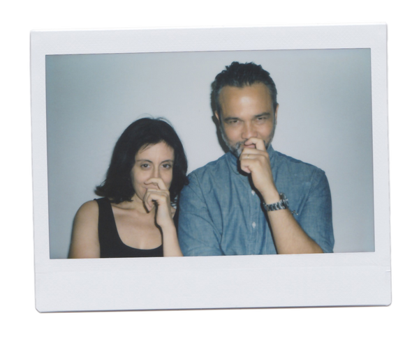 Polaroid photo of Tom Yumul and Araks Yeramyan