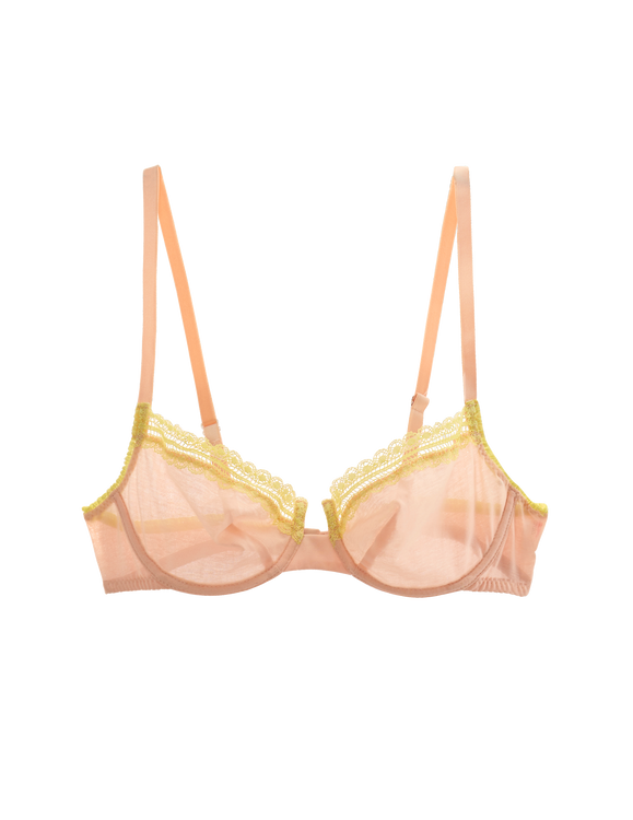 CHLOÉ SATIN AND MESH BRA – Missus