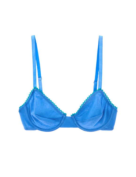 Ilektra Royal Blue Lace Bralette