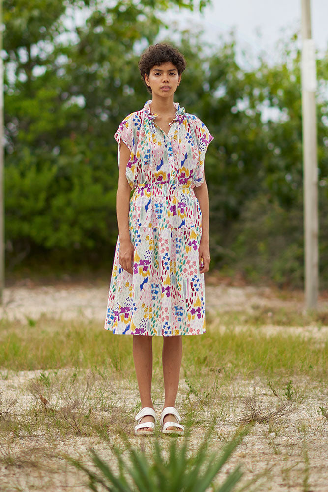 ~ Tirill Top White Floral ~ Ulu Skirt White Floral