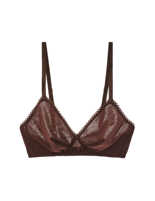 Armand - Ginger Sheer Lace Vee Longline Brahmi Bralette – Rita's