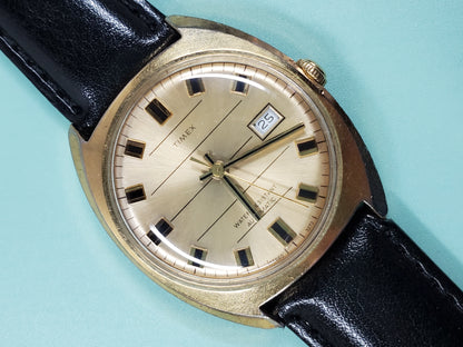 Vintage Timex Gold-Tone Automatic – Watch Off The Cuff