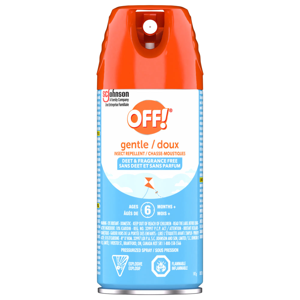 Image of OFF Gentle Aerosol Deet Free Mosquito Repellent - 142g