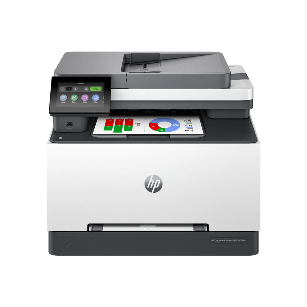 Image of HP Colour LaserJet Pro MFP 3301fdw Wireless All-in-one Colour Printer, Scanner, Copier, Duplex Printing, Fax