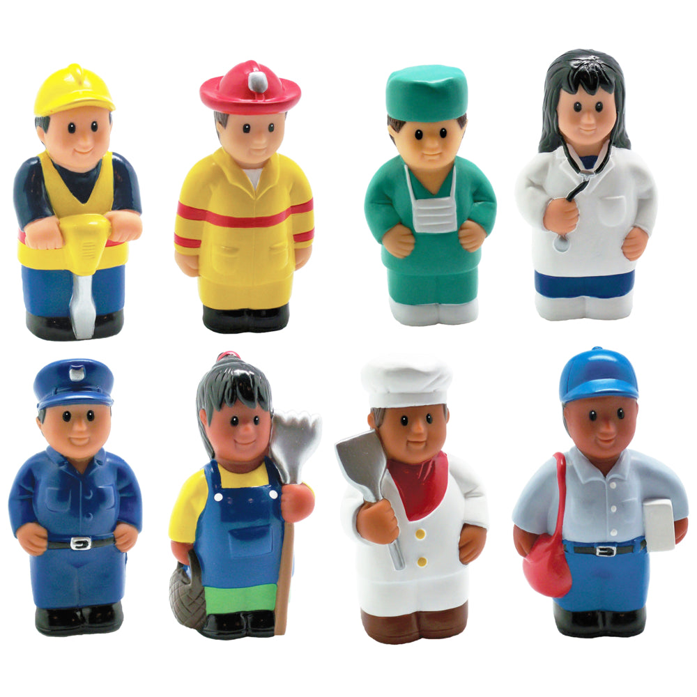 Image of Get Ready Kids Multicultural Community Helper Figures - 8 Pack