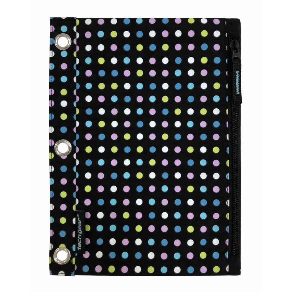Image of Tech Gear Blackout Binder Pouch - Multicolour Dots