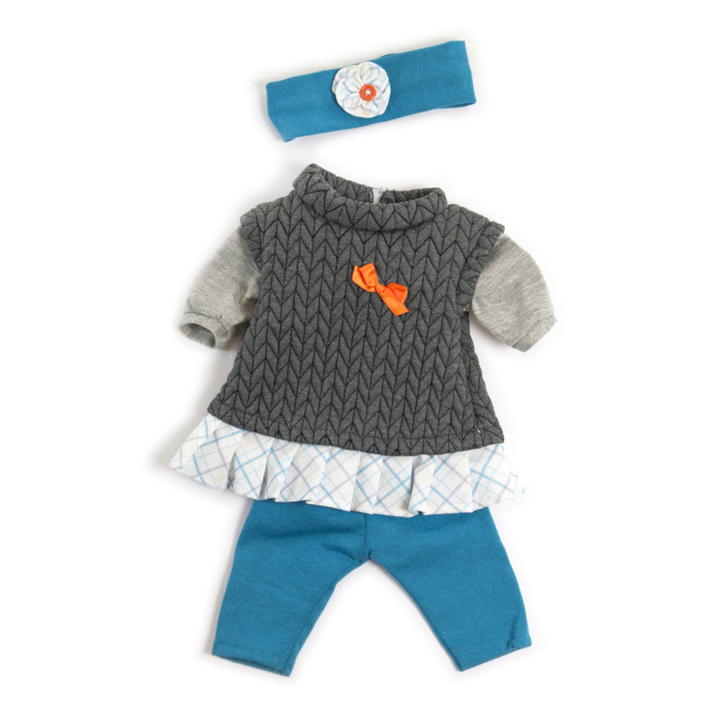 Image of Miniland Educational Doll Clothes - Girl Autumn/Spring Outfit