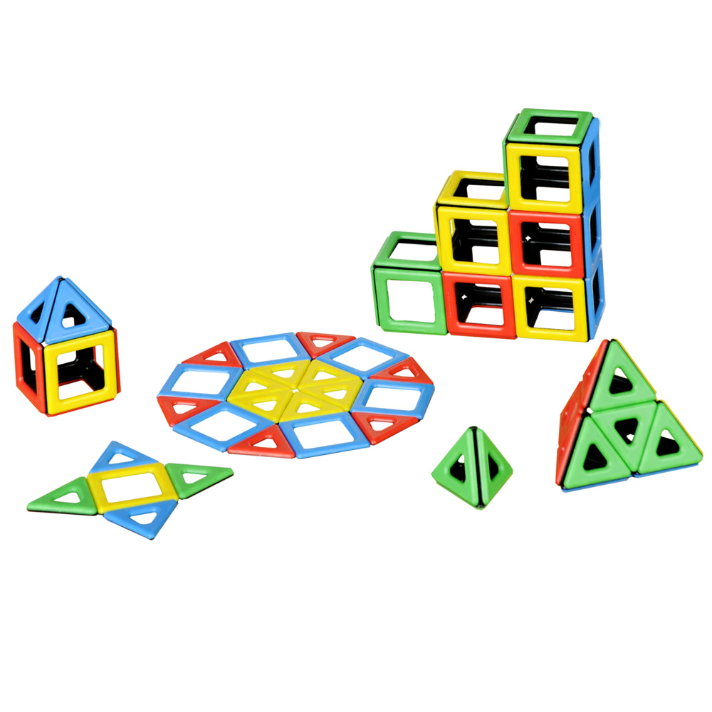 Image of Polydron Magnetic Polydron Class Set - 96 Piece Set