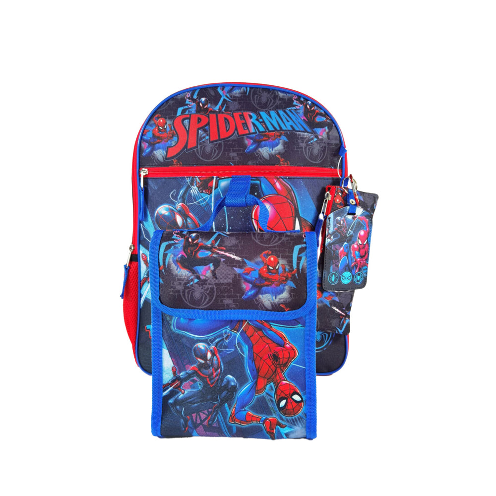 Image of Bioworld Spiderman Youth Backpack 5-Piece Set