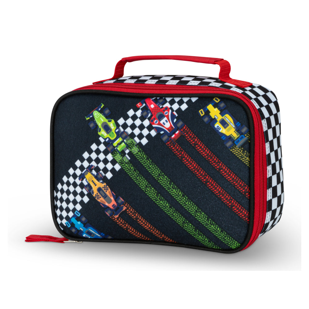 Image of Impact Kids Lunchbag - Race Cars - Black