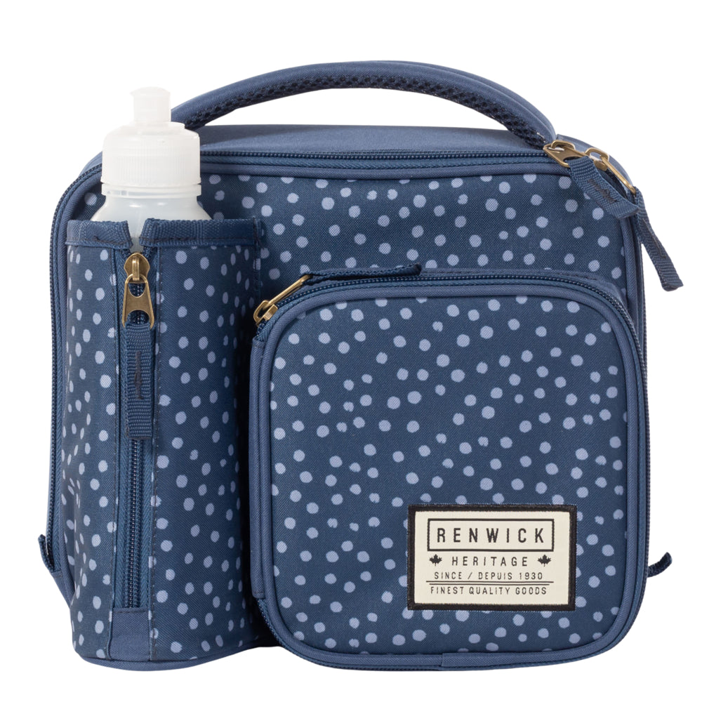 Image of Renwick Lunch Bag With Water Bottle - Polka Dot