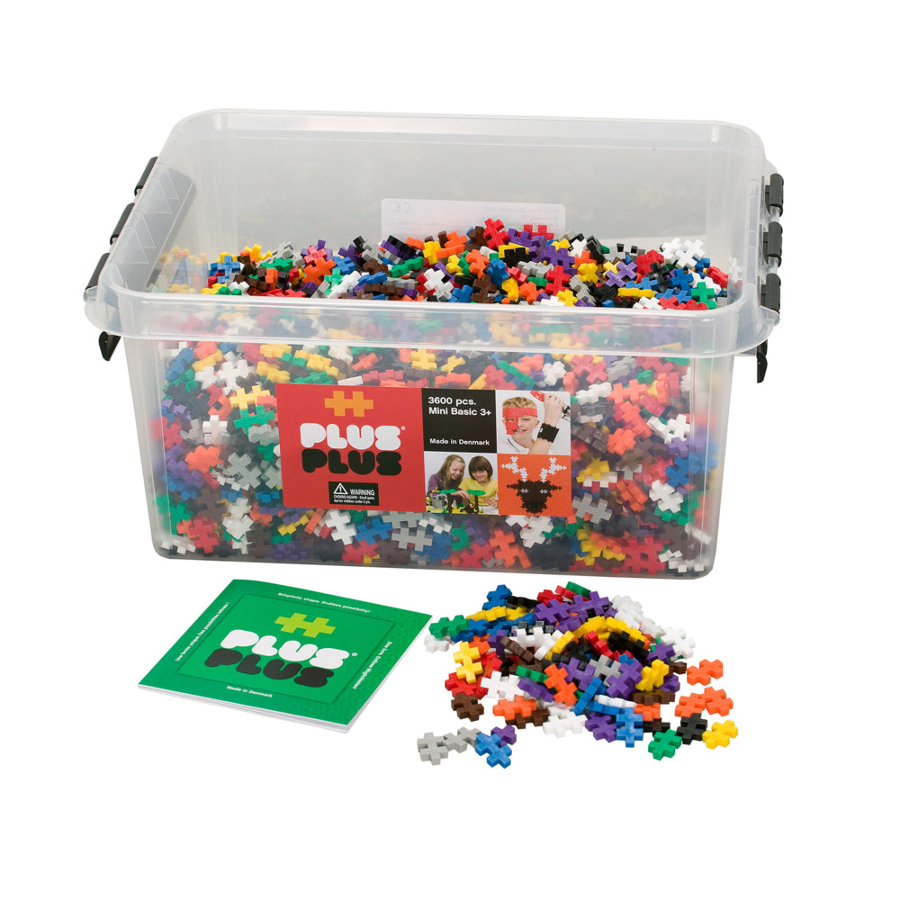 Image of Plus-Plus School Set - Basic Colours - 3600 Piece Set