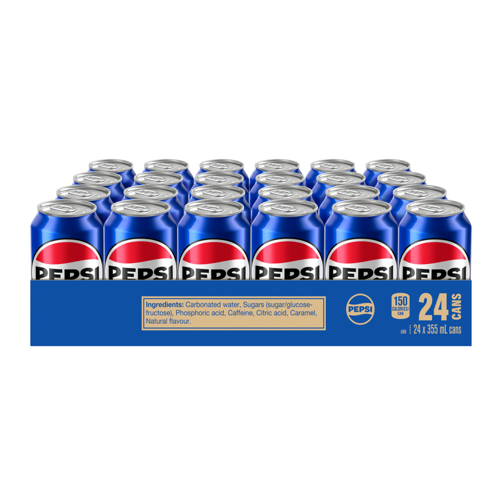 Image of Pepsi Cola, 355 mL Cans, 24-Pack, 24 Pack