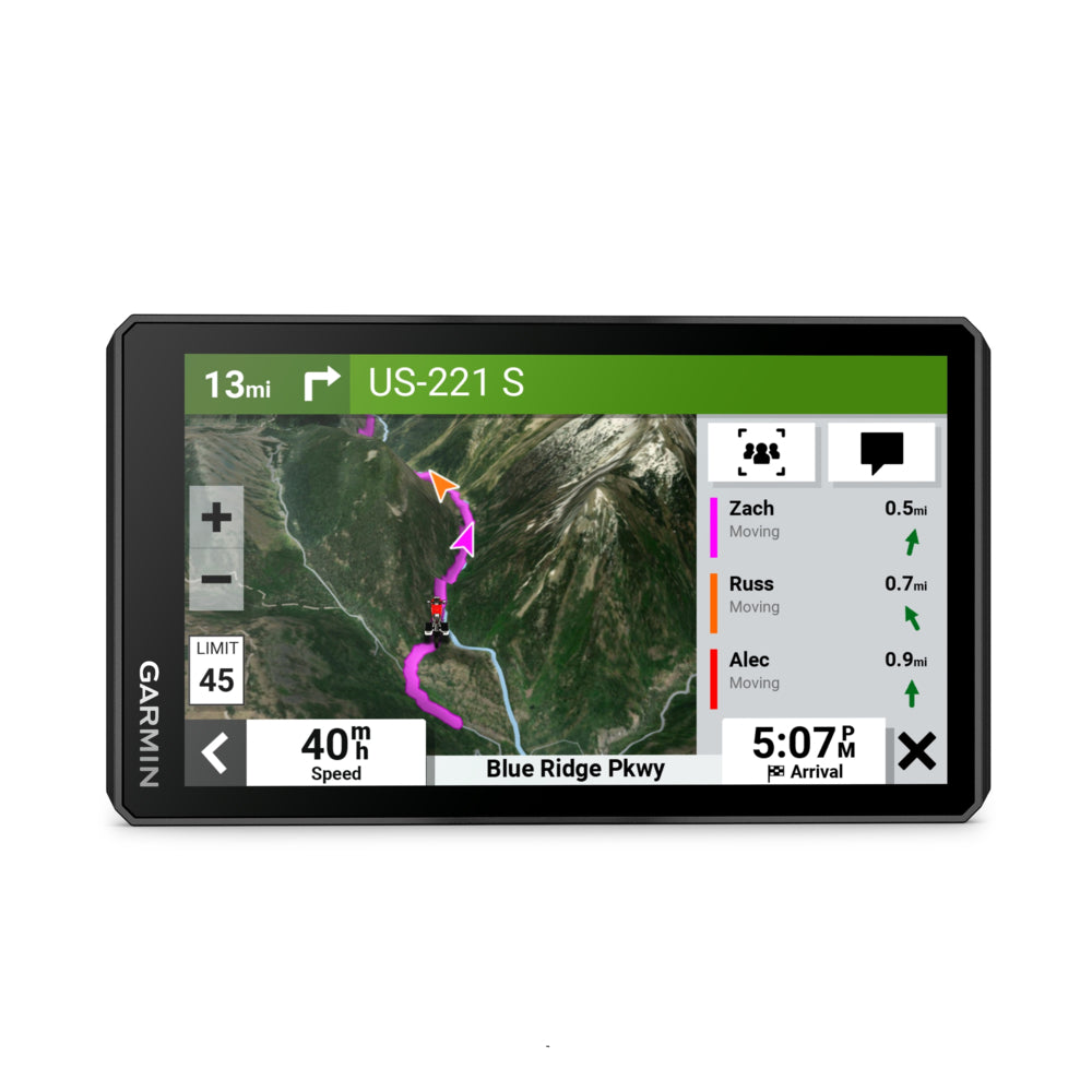 Image of Garmin zumo XT2 Weather-Resistant Motorcycle Navigator with 6" Touch Display - Black