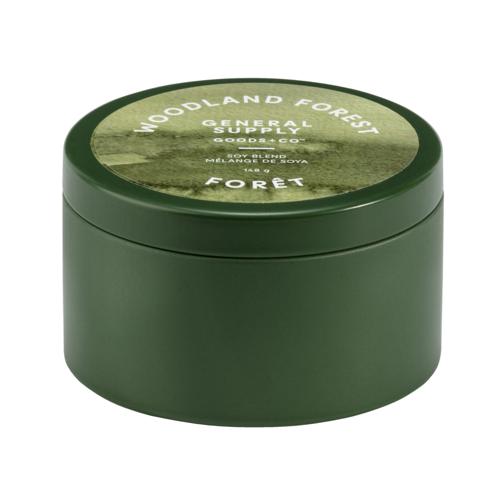 Image of General Supply Tin Candle - Woodlands